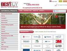 Tablet Screenshot of bestbuymedicalsupplies.com